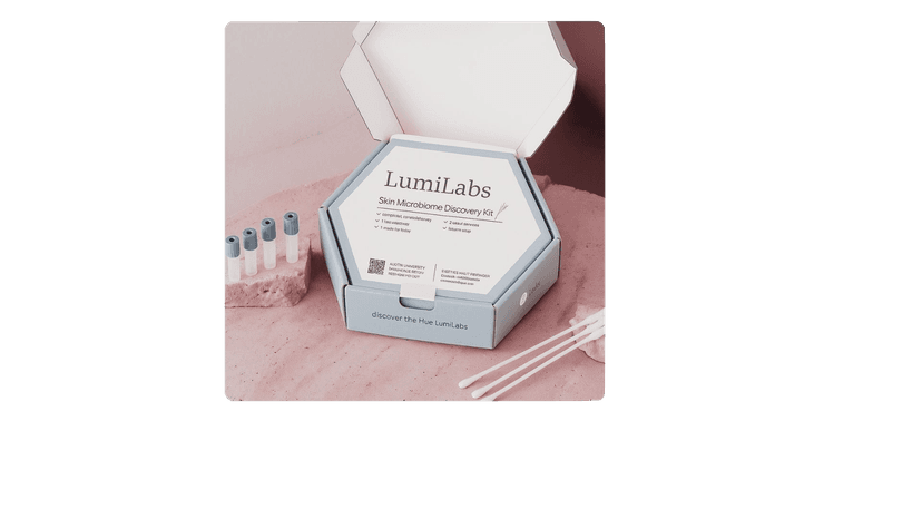 LumiLab skincare testing kit